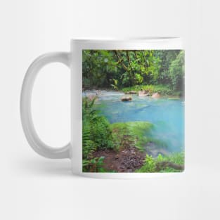 Rio celeste in Costa Rica Mug